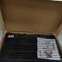 MidWest Homes for Pets Small Wabbitat Rabbit Cage, Grid Mesh Floor, Removable Tray, Top & Front Door Access, Rust Resistant Finish, No Tools Required