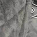 Portable Cordless Heated Blanket for Stadium, Rechargeable USB Heated Throw Blanket for Outdoor, 3 Heat Settings Electric Heated Blanket for Office, Camping, 58x 38 (Battery Pack Not Included) (Grey)