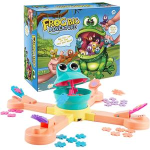 Classic Feed Frog Board Game,Multiplayer Athletic Game,Frog Eating Bugs Game,Exercise The Speed of The Reaction Toy,Surprise Exciting Family and Friend Party Games,Suitable for Kid