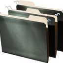 Find It Hanging File Folders for Filing Cabinet Storage - Pack of 9, Letter-Sized File Folder Set for Documents and Valuables - Filing Products for Organization, Back to School Supplies, Green