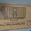 Live Squirrel Trap Heavy Duty Humane Animal Cage Trap (No Assembly Required)