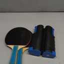 Trademark Innovations Anywhere Table Tennis Set with Paddles and Balls (Blue)