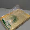 MAONAME Gold Decorative Tray for Coffee Table, Modern Serving Tray with Handles, Plastic Ottoman Trays for Living Room, Bathroom Decor, 15.8" L x 10.2" W x 1.4" H