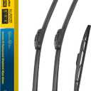 Raidbee 3 Wipers 26"/16"/10" Replacement For TOYOTA RAV4 2018 2017 2016 2015 2014 2013 (Set of 3), 26 Inch+16 Inch Windshield Wiper Blades with 10 Inch Rear Wiper Blade-Original Factory Quality