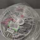 ALUCSET Drum Lampshade 14" Top x 16" Bottom x 11" High (Spider) Large Lamp Shade Replacement for Table Lamps and Floor Lamp Modern Lamp Shades, Black and Gold Lampshades with Etched Arrow Pattern