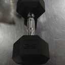 CAP Barbell 25 LB Coated Hex Dumbbell Weight, New Edition