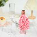 6 Inch Pink Curly Bows for Gift Wrapping Set of 6, Self Adhesive Bows Pink Gift Bows for Presents, Satin Ribbon Bows for Birthday, Wedding, Christmas, Bridal Shower, Gift Wrap Accessory