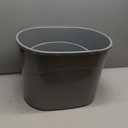 IRIS USA Large Top Entry Cat Litter Box with Lid Enclosed Covered Hooded Design Litter Catching Scatter Shield Pan Dog Proof Pet Proof Scoop Included Odor Control for Indoor Cats Kittens Gray/White. 20.5"L x 14.75"W x 14.38"H