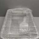 Enclosed Stainless Steel Cat Litter Box with Lid Extra Large Litter Box for Big Cats XL Metal Litter Pan Tray with High Wall Sides Enclosure, Non-Sticky, Anti-Leakage, Easy Cleaning (6" Deep Light Grey)