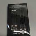 ULTIMAL Watch Band for Samsung Galaxy Watch Ultra 47mm (2025/2024) Compatible with Samsung Watch Strap Bands for Men Sport Bands for Watch Rugged Premium TPU & Metal (Black+ Black)