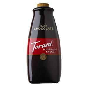 Torani Puremade Dark Chocolate Dessert & Drink Sauce, 64 fl oz (EXP 12/02/27)