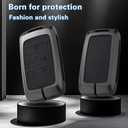 Key Fob Cover with Heavy-duty Keychain for Range Rover Evoque Sport Vogue Velar Defender Discovery 5
