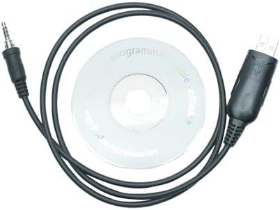 Sarcia YAESU USB Programming Cable Compatible with Vertex Walkie Talkie VX-6R VX-6 VX-6E VX-7E VX-7R VX170