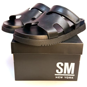 Black Men's SM NY Sandals, Size 10