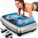 Vibration Plate Exercise Machine, 2026 EvoSpark Dual Motor Vibration Plate for Lymphatic Drainage, 3D & 4D Whole Body Vibration Plates for Weight Loss, Shaker Workout Equipment for Women Men Home