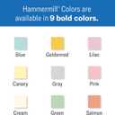 Hammermill Colored Paper, 20 lb Cream Printer Paper, 8.5 x 11-1 Ream (500 Sheets) - Made in the USA, Pastel Paper, 168030R