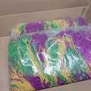 Fun Express Mardi Gras Beads Bulk 1000 Pack - Premium Purple Gold Green Bead Necklaces for Carnival Decorations, Parade Throws & Party Favors | Professional Grade Plastic Beaded Necklaces for Adults