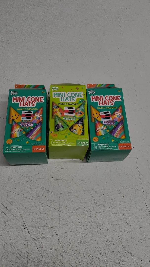 Ankon Mini Cone Hats 36 Pack