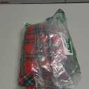 Amazon Essentials x Sofia Grainge Baby Boys' Button Down Plaid Flannel Shirt, Cherry Red Festive Plaid, 18 Months