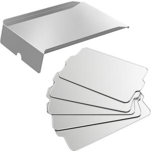 BAC012 Drip Pan Heat Baffle and BAC507 Grease Drip Tray Liners Kit for Traeger Pro 22 Series Pellet Grills, Drip Pan Replacement for Traeger Eastwood 22, Lil Tex,Lil Tex Elite,Lil Tex Pro Accessories