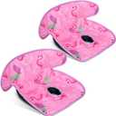 COOLBEBE Infant Car Seat Protector for Potty Training, 2 Pack Dry Waterproof Car Seat Liner Toilet Training for Baby Infant, Piddle Pads Cover Car Seat Pad for Strollers & Carseat (Pinkish Purple)