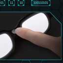 Japan Anime Manga LED Light up Glasses Eyewear Funny Toy Parody Costumes Cosplay Novelty Props Gag Gift