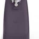 bella Electric Can Opener and Knife Sharpener, Removable Cutting Lever, Cord Storage, Stainless Steel Blade, Plum