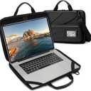 17 Inch Laptop Case,Laptop Messenger Bag for Macbook Pro Air Chromebook HP Lenovo Work-in Computer Hard Shell Laptop Bag for Men Women with Pouch and Shoulder Strap