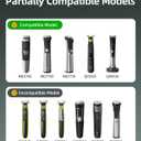 Superer 15V Charger Fit for Philips Norelco HQ8505 3000 5000 6000 7000 9000 Series, Multigroom MG5750 MG7750 MG7770 MG7790 QP6531 BG7030 BG7040 BG5025 S9987 Shaver Trimmer Power Cord