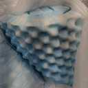 SINWEEK 2 Inch Mattress Topper 5-Zone Memory Foam Mattress Topper Pressure Relief Soft Mattress Pad, CertiPUR-US Certified, Twin Size Blue