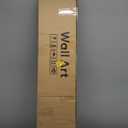 Long Narrow Framed Neutral Abstract Vertical Wall Art Set, 2 Piece Modern Canvas Prints Paintings Artwork for Walls, Beige and Brown Minimalist Pictures for Hallway Entryway Living Room Bedroom Decor