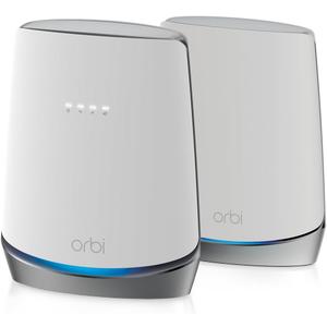 NETGEAR Orbi Cable Modem Router Combo Mesh System (CBK752) DOCSIS 3.1 AX4200 WiFi 6 (4.2 Gbps) Certified with Xfinity (up to 900Mbps, Spectrum & Cox (up to 1Gbps) Covers 5,000 sq.ft.