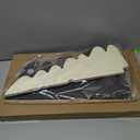 2 Pcs 3ft Large Honeycomb Christmas Tree Paper Christmas Decorations 3D Folding Tree Home Floor Decor with Magnetic Design for Winter Festive Holiday Party Supplies, Black and White