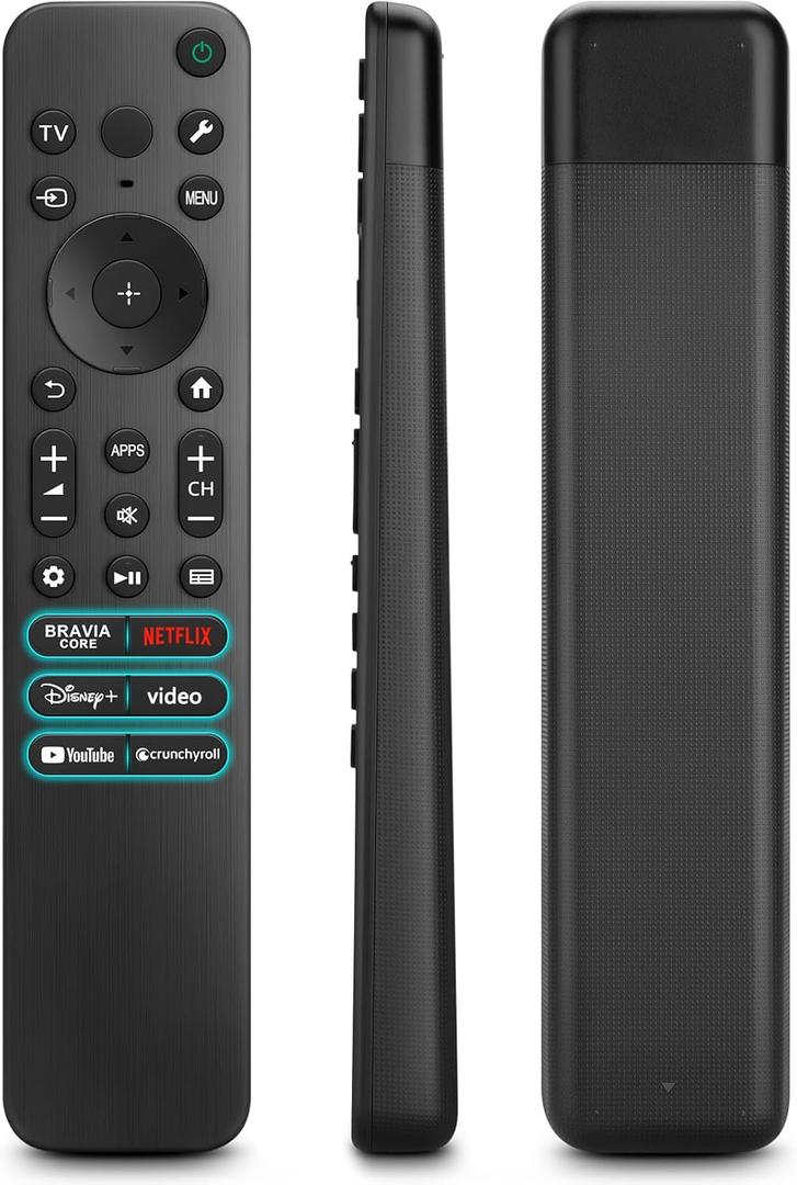 Replacement Remote Control for Sony Smart TVs, Compatible with Sony Bravia XR/K Series 4K HDR QLED OLED Google Smart TVs