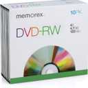 Memorex 5512 DVD-RW 4.7GB Slim 4X Discs, 10 Pack
