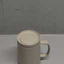 Simple Modern Voyager Signature Mug | Travel Coffee Tumbler with 360 Lid and Handle | Ceramic-Lined Insulated Stainless Steel Iced Cold Brew Cup | 12oz, Almond Birch