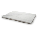 Home Basics Multi-Purpose Pastry Marble Tray Cutting Board Slab With Non-Slip Feet For Stability & Scratch Protection For Countertop. Easy To Clean, Trivet (8 Inches x 12 Inches)