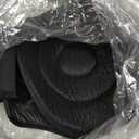 Rotating Seat Pad for Cars and Chairs with 360 Degree Movement Ability and Lightweight Support Structure (Black)