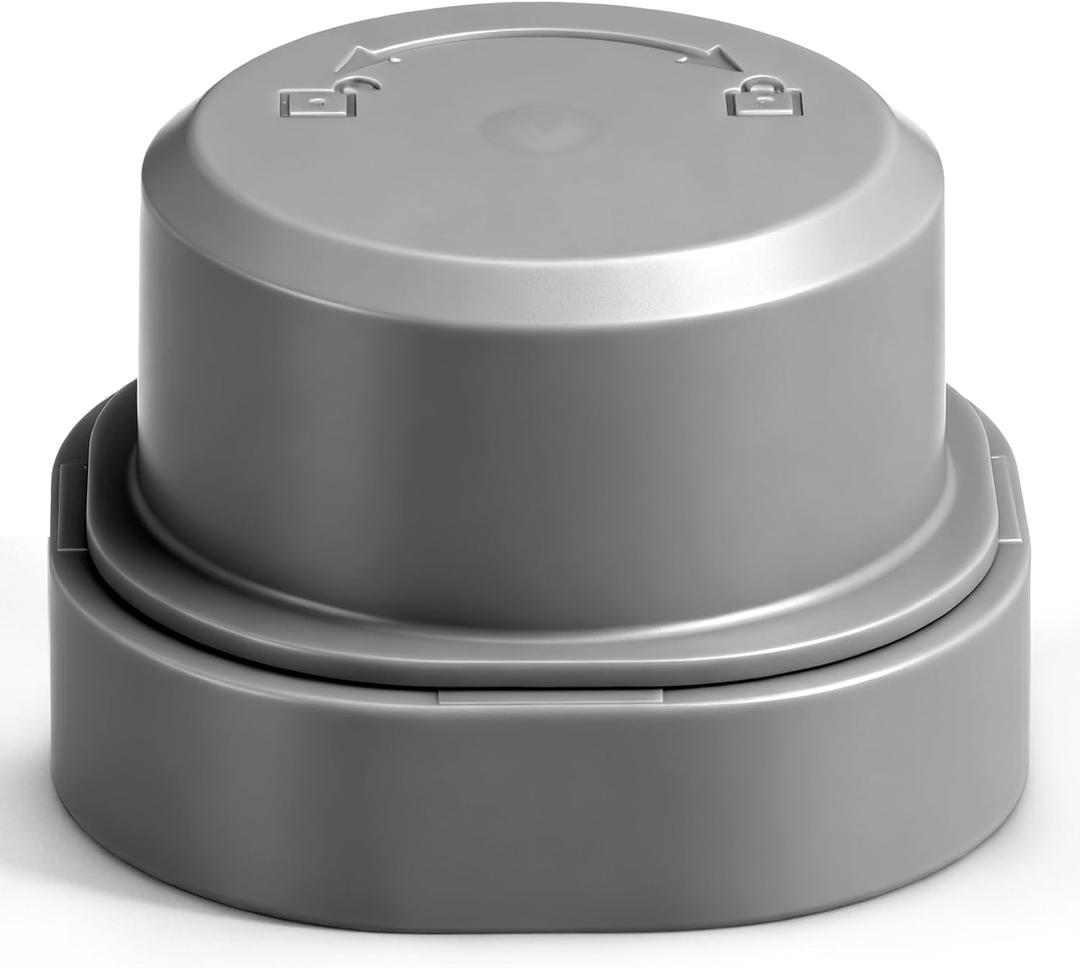 Portable Blender Blade Cover and Vessel Cap Compatible with Blast Portable Blender Bc100 Series and Bc151 Series, Replacement Accessories Lid Set, Plastic, Leak-proof Seal Dark Gray