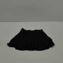 OQQ Women Mini Skirts 2 in 1 Flowy Basic Versatile Stretchy Flared Casual A-line Skirt with Pockets L