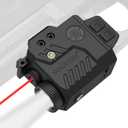 Solofish 800 Lumens Adjustable Pistol Light Laser Combo, Strobe Function Red Laser and Tactical Light Fits for Guns with Rail