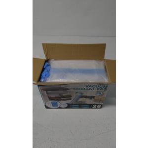 26 Pack Space Saver Storage Bags with Electric Air Pump