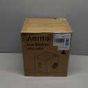 Aeitto Ice Makers Countertop, 9 Ice Cubes Release in 6 Mins, 26Lbs/24H, 2 Sizes of Bullet Ice Machine,Self-Cleaning Portable Ice Maker with Ice Scoop and Basket for Home Kitchen Office Bar RV, Black