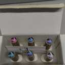 GAOY Glitter Cat Eye Gel Nail Polish Set with Magnet, 6 Colors Purple Blue Black Glitter Gel Holography, Long Lasting for Nail Art at Home & Salon Manicure (Starlight Night)