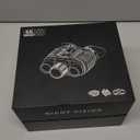 Color Binocular Night Vision Goggles, 4K Video & 36MP Photo, 400-500m IR Range, 7X Magnification, 4500mAh, IP54 Waterproof for Hunting Surveillance