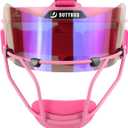 Softball Face Mask Lightweight and Comfortable with Wide Field Vision fit All Ages - Durable and Safety Softball Face Mask Sets, 
Size	7.48 inches (W) x 7.87 inches (L)