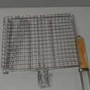 ORDORA Grill Basket, Fish Grill Basket, Rustproof Stainless Steel BBQ Grilling Basket for Meat,Steak etc, Grill Accessories,Grilling Gifts for Men Dad