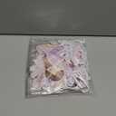 Fairy Theme Birthday Party Decorations - 1pcs Glittery Silver Fairies Happy Birthday Banner, 2pcs Purple Fairy Banner Bunting Garlands, 6pcs Fairies Themed Hanging Swirls (6 styles)