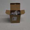 NQ Flag Pole Holder Adjustable, Flag Pole Bracket for Outside House Heavy Duty Aluminum, Multi-Position Flag Pole Mounting Bracket Rust Free with Hardwares, 1" Inner Diameter (Silver- 2 Pack)