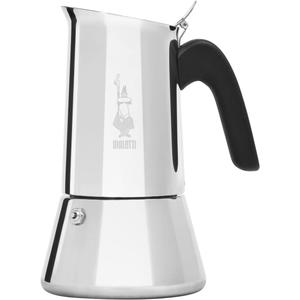 Bialetti - New Venus Induction, Stovetop Coffee Maker, Suitable for all Types of Hobs, Stainless Steel, 10 Cups (15.5 Oz), Silver